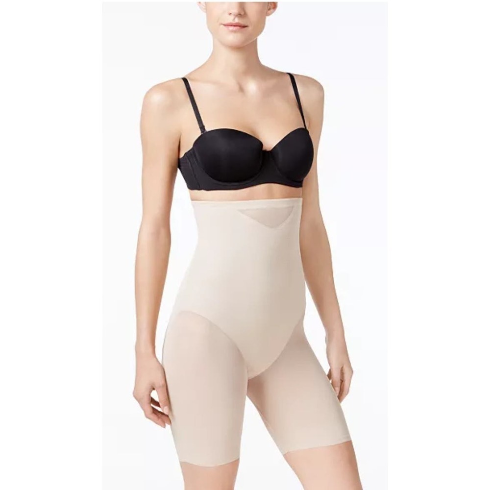 Miraclesuit Sexy‎ Sheer Shaping Hi-Waist Thigh Slimmer 2789 Size Large